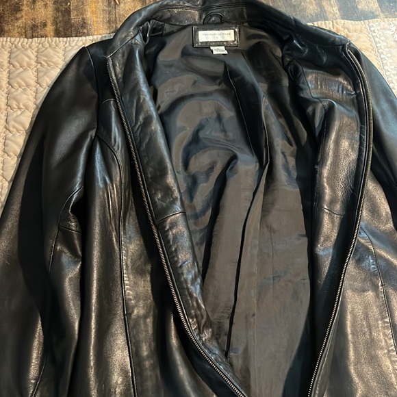 Preston & York Leather Jacket Men's Size 1X Black Heavy Y2K - Picture 6 of 7